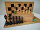 Vintage Chess Set K 86 Mm + Original Folding Chess Board And Box