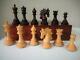 Vintage Or Modern Chess Set Rose Wood Staunton Pattern K 108 Mm + Box No Board