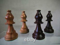 VINTAGE WEIGHTED CHESS SET TOURNAMENT FRENCH LARDY STAUNTON K 93 mm + BOX