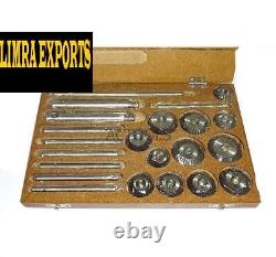 Valve Seat & Face Cutter Set 12 Pcs Set For Vintage Cars & Bikes in Wooden box