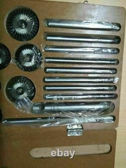 Valve Seat & Face Cutter Set Of 20 Pieces Carbon Steel IN Wooden Box