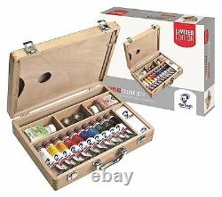 Van Gogh Acrylic Colour Wooden Box Set Artists Paints Mediums & Brushes