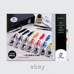 Van Gogh Oil Colour Wooden Box and Accessories 40ml Assorted Colours Set of 12