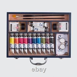 Van Gogh Oil Colour Wooden Box and Accessories 40ml Assorted Colours Set of 12