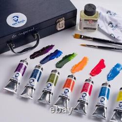 Van Gogh Oil Colour Wooden Box and Accessories 40ml Assorted Colours Set of 12