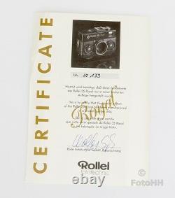 Very Rare Rollei 35 Royal Stirnehimmel Set In Wooden Display Box