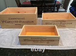 Veuve Clicquot Wooden Box Set. Brand New. Great gift