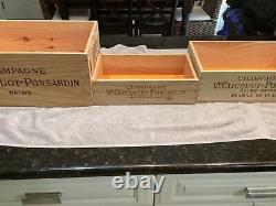 Veuve Clicquot Wooden Box Set. Brand New. Great gift