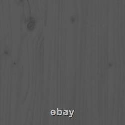 VidaXL 3 Piece Garden Box Set Grey Solid Wood Pine UK