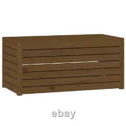 VidaXL 4 Piece Garden Box Set Honey Brown Solid Wood Pine UK NEW