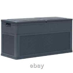 VidaXL Garden Storage Box 320 L Anthracite Patio Set