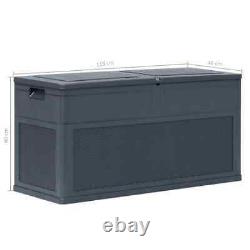 VidaXL Garden Storage Box 320 L Anthracite Patio Set