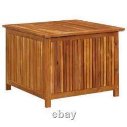 VidaXL Garden Storage Box 75x75x58 cm Acacia Wood Set