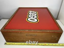 Vintage 1960s Lego System Set In Original Wooden Box With Manual Clean VGC