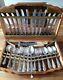 Vintage 41-piece Stainless Steel Canteen & Carving Set + Wooden Box (6 Settings)