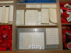 Vintage Antique Toy Large Lego Wooden Box System Set Wooden Box Ho 1/87