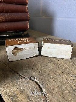 Vintage Antique Wooden Church Collection Box Set Of 3 Boxes Offertory Money Coin