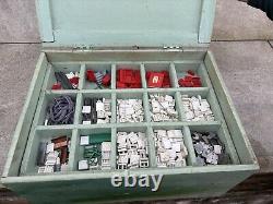 Vintage Bayko Building Set. Large toys in wooden box