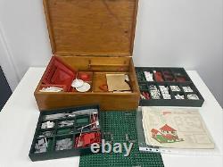 Vintage Bayko Set in Wooden Box with Instructions Building Sets Unchecked