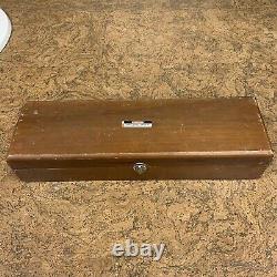 Vintage Bruning Curve Set in Wooden Box Engineering Architect Incomplete withBonus