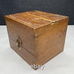 Vintage CKN Watch Maker Staking Tool Set Wooden Box Japan INCOMPLETE
