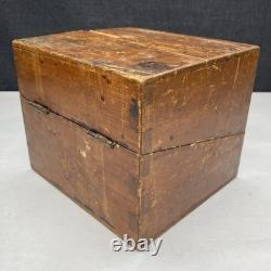 Vintage CKN Watch Maker Staking Tool Set Wooden Box Japan INCOMPLETE