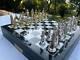 Vintage Chess Set Egyptian Pharaoh Storage Board Personalized Christmas Gift