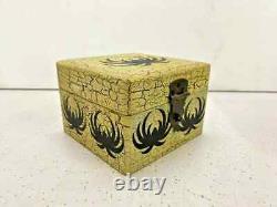 Vintage Handicraft Unique Wooden Cracking Painted Storage Box -Set Of 3