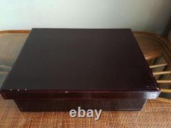 Vintage Heavy Wooden Box Set Retro Antiques Old House Collection