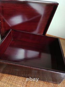Vintage Heavy Wooden Box Set Retro Antiques Old House Collection