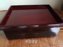 Vintage Heavy Wooden Box Set Retro Antiques Old House Collection