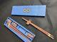 Vintage Japanese Wooden Chopstick Set In Embroidered Box