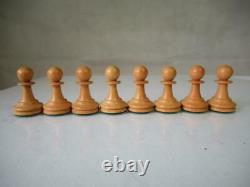 Vintage Jaques London Bicentenial Chess Set Staunton K 3.5 And Orig Box
