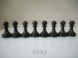 Vintage Jaques London Bicentenial Chess Set Staunton K 3.5 And Orig Box