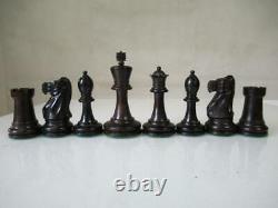 Vintage Jaques London Bicentenial Chess Set Staunton K 3.5 And Orig Box