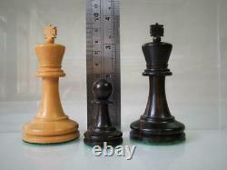 Vintage Jaques London Bicentenial Chess Set Staunton K 3.5 And Orig Box