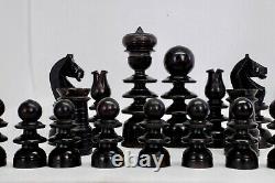 Vintage Jaques St George chess set in original box K 71mm