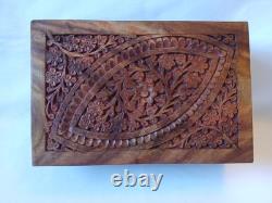Vintage KTG Mah Jong Set Wooden Box 144 Bamboo Backed Tiles Book Mahjong Jongg 2