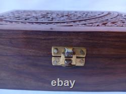 Vintage KTG Mah Jong Set Wooden Box 148 Bamboo Backed Tiles Book Mahjong Jongg