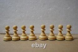 Vintage Lardy Wooden Chess Set with Box 3 3/8 King
