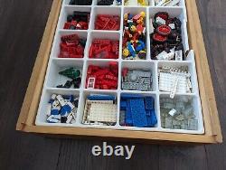 Vintage Lego Wooden Box c1970 Dovetail Joints 48 x 41cm- Full Of Original Pieces