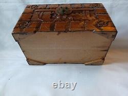 Vintage Mah Jong Game Set in Wooden Box 148 Butterscotch Tiles Mahjong Jongg