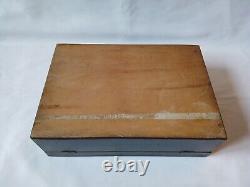 Vintage Mah Jong Game Set in Wooden Box 148 Large Tiles Book Stick Mahjong Jongg