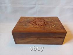 Vintage Mah Jong Set Wooden Box 148 Large Tiles Book Mahjong Jongg PART SEALED
