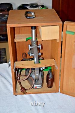 Vintage Microscope Swift Box Set with wooden box & accessories- Japan #2