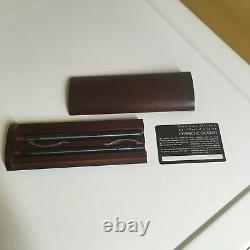 Vintage Porsche Design Pen Set In Original Wooden Box! Fountain & Ballpoint Pens