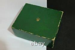 Vintage ROLEX Green Box Set with Pyramid Inner Box for Air King 5500. Ca 1960's