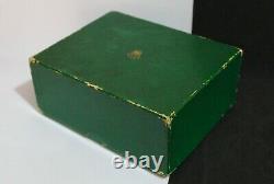 Vintage ROLEX Green Box Set with Pyramid Inner Box for Air King 5500. Ca 1960's