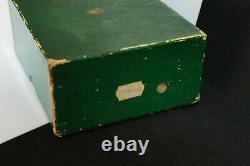 Vintage ROLEX Green Box Set with Pyramid Inner Box for Air King 5500. Ca 1960's