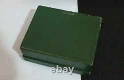 Vintage ROLEX Green Box Set with Pyramid Inner Box for Air King 5500. Ca 1960's